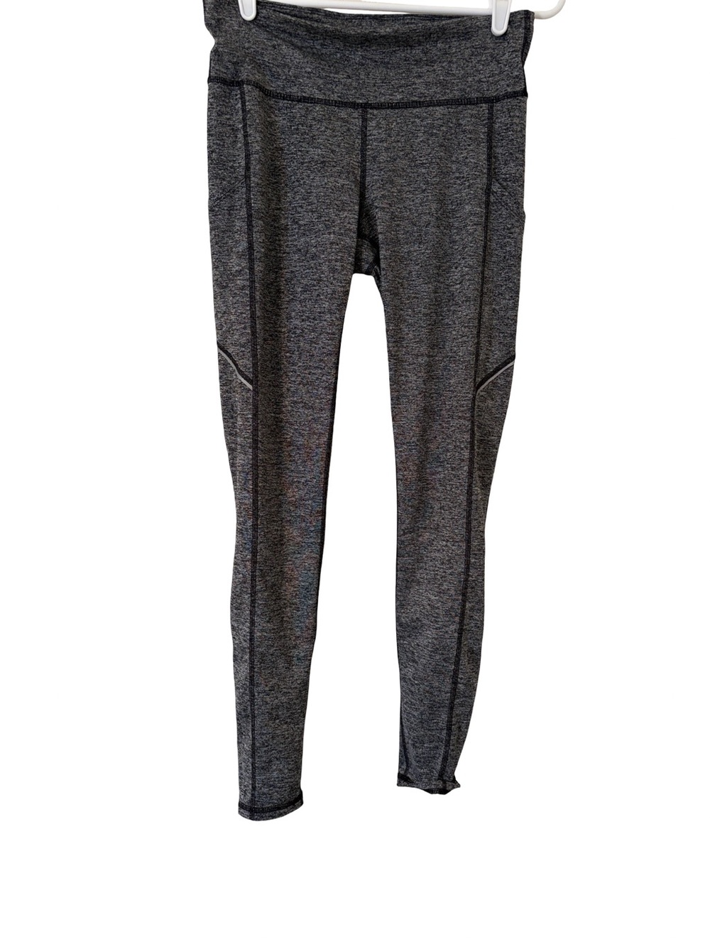 Xersion Heathered Gray Performance Ankle Leggings Women’s Size Medium